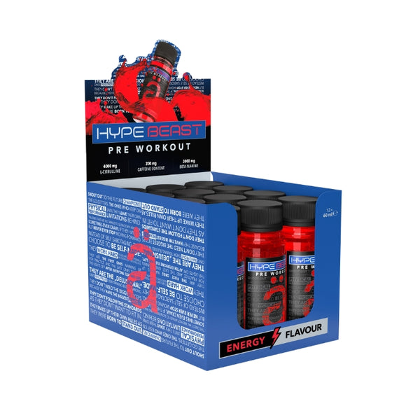 Hype Beast Pre-Workout Shot (12 x 60 ml)