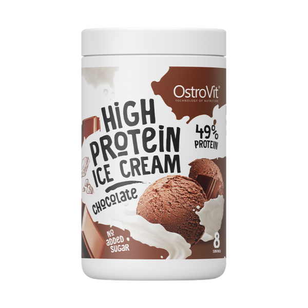 Ice cream with high protein content (400 g)