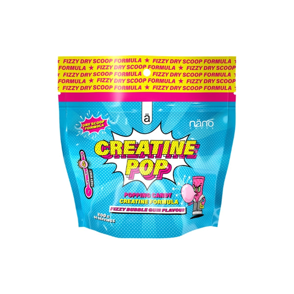 Kreatīns "Creatine Pop" (200 g) - NanoSupps - Vitamins.lv