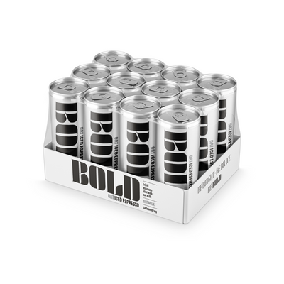 BOLD ICED Espresso Kafijas dzērieni (12 x 250 ml)  Bold Drinks.