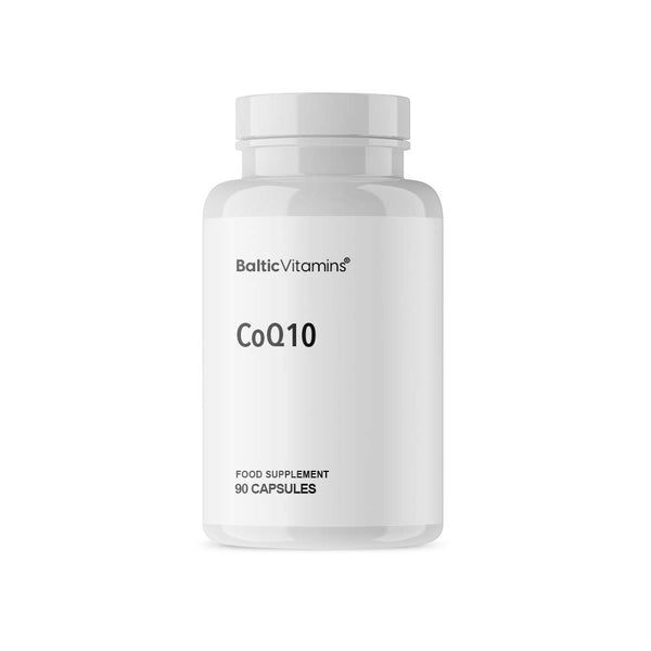 Koenzīms Q10 50 mg (90 kapsulas)  BalticVitamins.